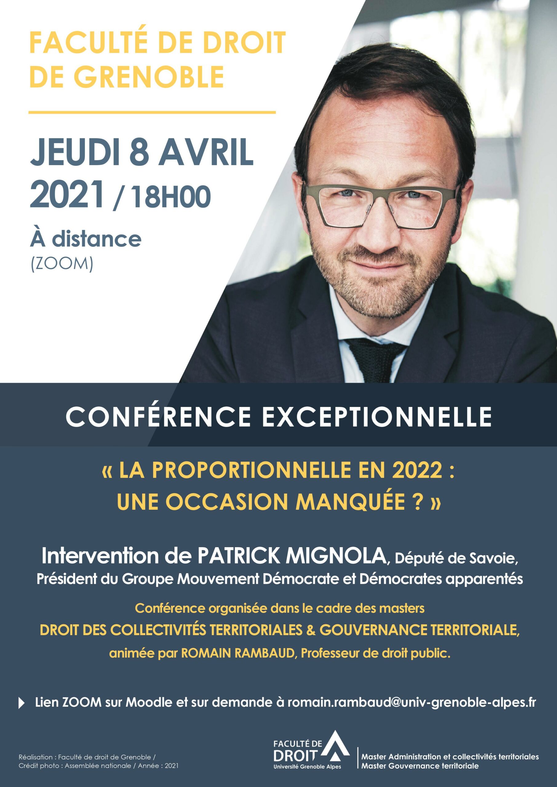 Conférence Du Master Droit Des Collectivités Territoriales De L ...